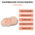 Masturbador formato vagina com lábios pequenos, feito de material Cyberskin, com canal texturizado e formato realista.
