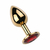 Plug Anal Dourado c/ Jóia Pequeno