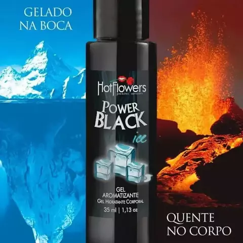 Power Black Ice - Gel Refrescante 35ml Hot Flowers