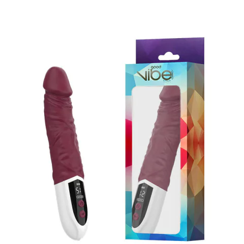 Mathew - Vibrador com Glande e Veias Realista 12 Vibrações