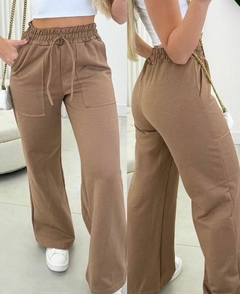 calça moletom flare