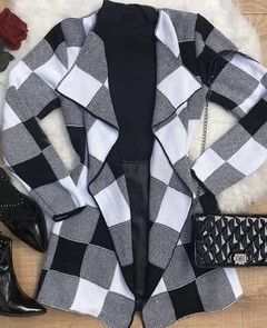 kimono xadrez luxo - loja online
