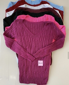 blusa trico trança basica
