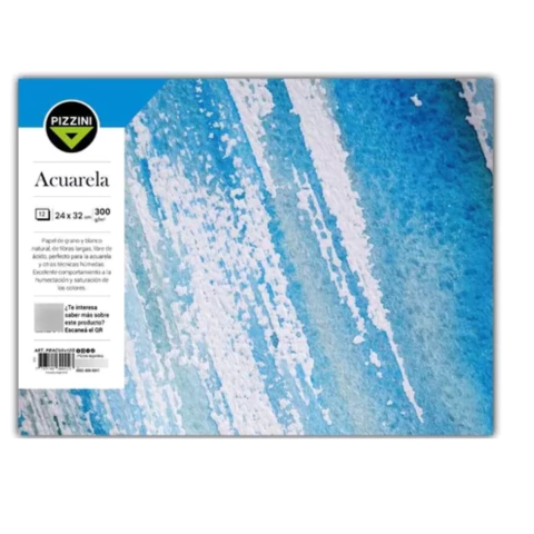 BLOCK PIZZINI ACUARERABLE 32X48 300G