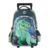 MOCHILA CARRO FOOTY 18´´ T-REX VERDE CON LUZ LED