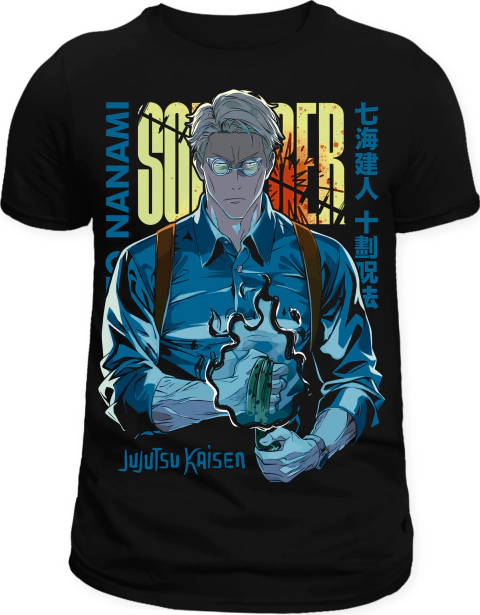 Camiseta Jujutsu Kaisen Kento Nanami Sorcerer na internet