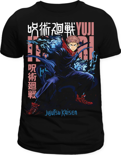 Camiseta Jujutsu Kaisen Yuji Itadori #2 na internet