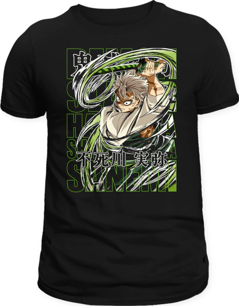 Camiseta Demon Slayer Sanemi Shinazugawa The Wind Hashira