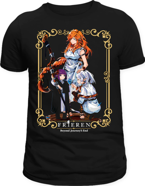 Camiseta Sousou no Frieren: Flamme, Frieren e Fern - comprar online
