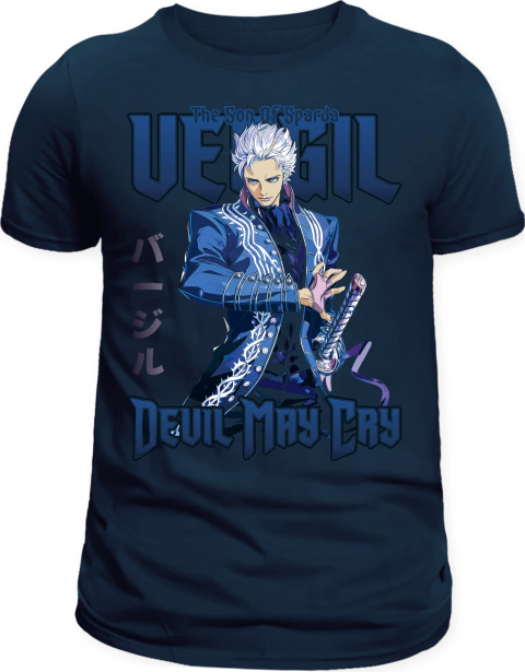 Camiseta Devil May Cry Vergil The Son of Sparda na internet