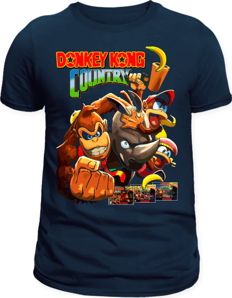 Camiseta Donkey Kong Country - Corvo Geek Store – Camisetas Exclusivas e Personalizadas