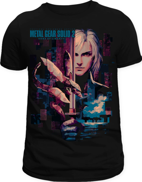 Camiseta Metal Gear Solid 2 na internet