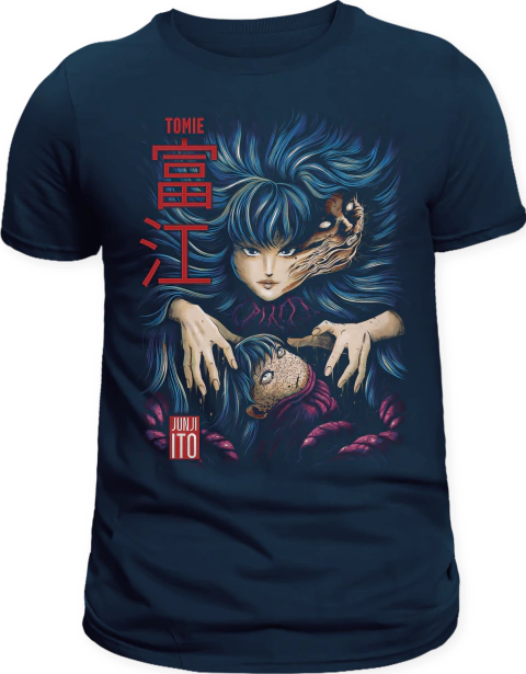 Camiseta Junji Ito Tomie na internet