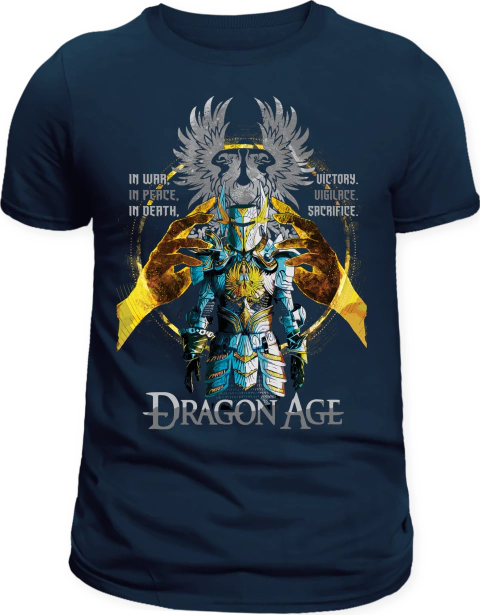 Camiseta Dragon Age Grey Wardens - Corvo Geek Store – Camisetas Exclusivas e Personalizadas