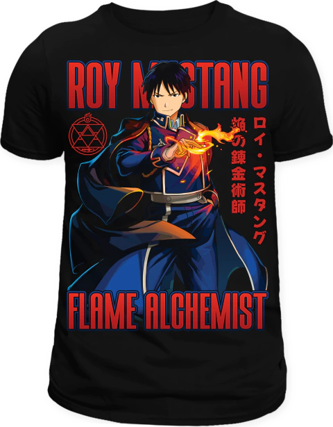 Camiseta Fullmetal Alchemist Roy Mustang - comprar online