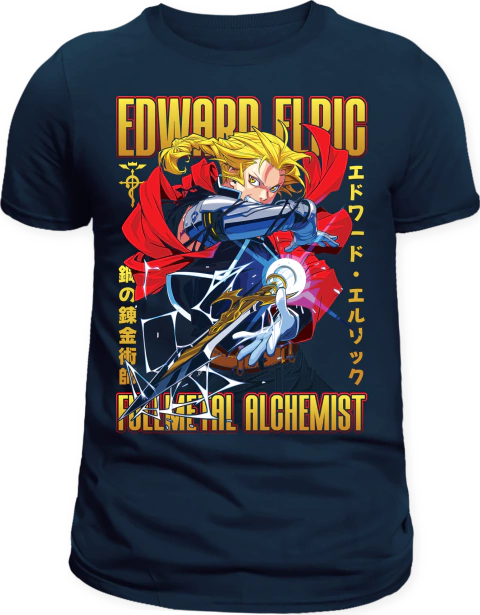 Camiseta Fullmetal Alchemist Edward Elric na internet