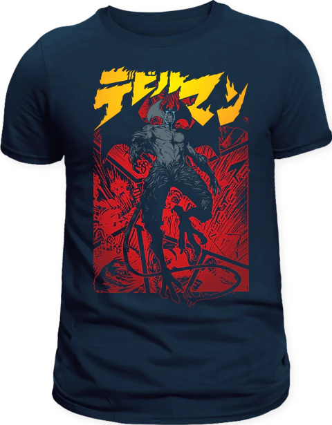 Camiseta Devilman Cry Baby Akira Fudo na internet