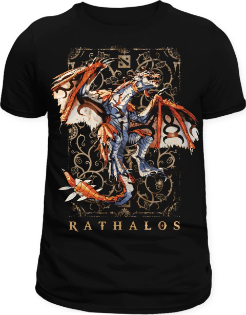 Camiseta Monster Hunter: Rathalos na internet