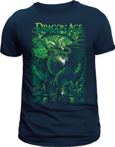 Camiseta Dragon Age - Green - loja online
