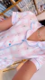 PIJAMA AMERICANO CURTO XADREZ ROSA FLORZINHAS - comprar online
