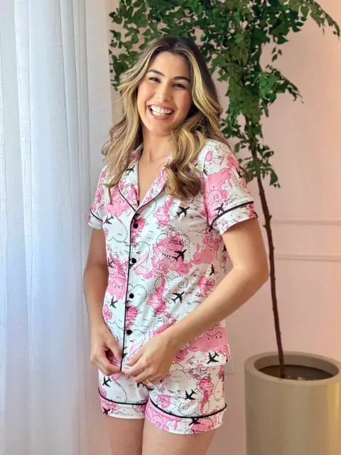 PIJAMA AMERICANO MAPA MUNDI