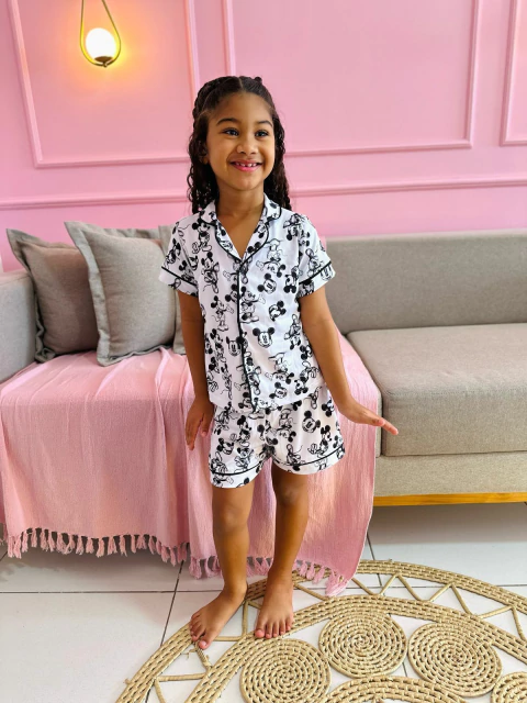 PIJAMA AMERICANO INFANTIL MICKEY - comprar online