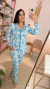PIJAMA AMERICANO ML CARNEIRINHOS AZUL - comprar online