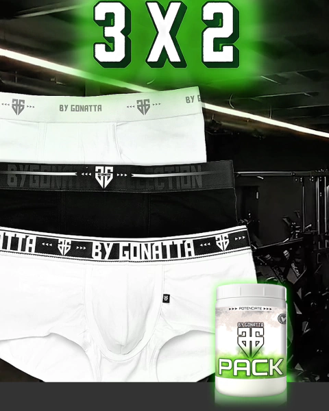 3X2 PACK ESSENTIAL BOXERS: WHITE RUSH + POWER BLACK + TITAN - comprar online