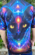 Camiseta NEON Gato - loja online