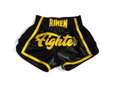 SHORT RH NEGRO FIGHTER AMARILLO N6
