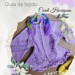 Crochet pattern Hexagon Cardi