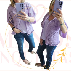 Crochet pattern Hexagon Cardi on internet