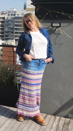 Ocean Sea Skirt Knitting Guide on internet