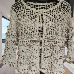 Guia de Tejido Cardi Romance - comprar online