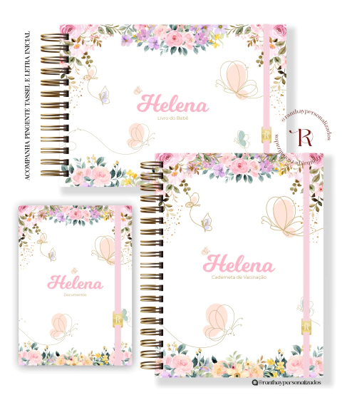 Kit Maternidade Baby - Jardim Borboletas Coloridas - comprar online