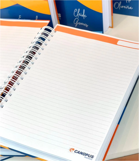 Caderno A4 Universitário Personalizado - Com Logo ou Foto