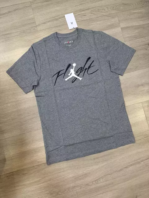 CAMISETA JORDAN FLIGHT (cinza)