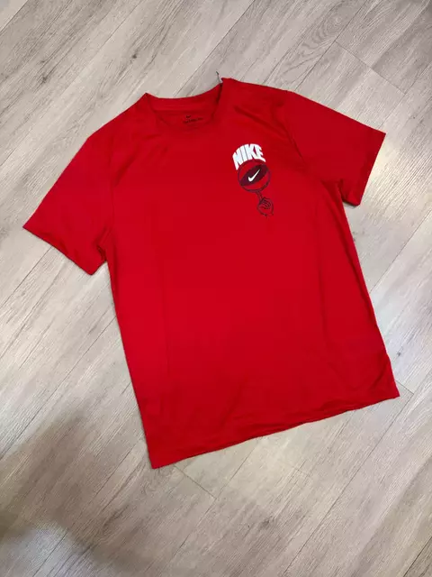 CAMISETA NIKE BASQUETE DRI-FIT (vermelha)