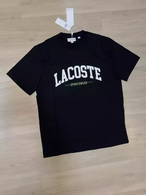 CAMISETA LACOSTE SPORTSWEAR (preta)