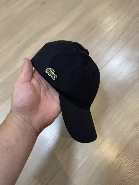 BONÉ LACOSTE GARBADINE (preto)
