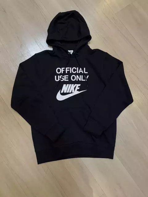 MOLETOM NIKE OFICIAL ONLY (preto)