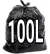 Saco de Lixo 100 L 0.12 - c/ 100 unidades