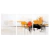 Trio Quadros Decorativos Tela Onda Abstrato Moderno 2 - comprar online