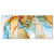 Trio Quadros Decorativos Tela Abstrato Marmore Azul - comprar online