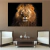 Quadro Decorativo em Tela Canvas Grande 3D Evangelico Leão de Judá Sala