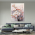 Quadro Decorativo em Tela Canvas Grande 3D Pintura Flores e Passaros V21
