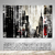 Quadro Decorativo em Tela Canvas Grande 3D Colagem Cidade Preto Branco H2 - comprar online