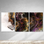 Trio Quadros Decorativos Tela Abstrato Marmore Sala na internet
