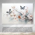 Quadro Decorativo em Tela Canvas Grande 3D Pintura Flores e Borboletas H3 - comprar online