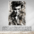 Quadro Decorativo em Tela Canvas Grande 3D Colagem Elvis Preto Branco V03 - comprar online